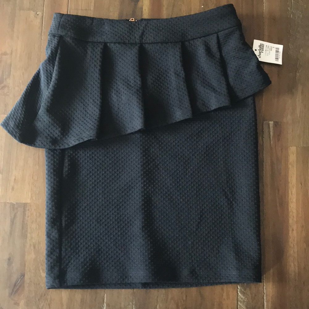 Unique black Pencil skirt